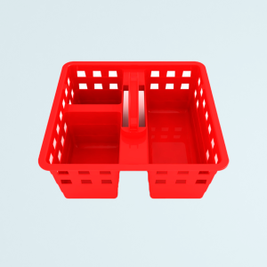 ORGANIZADORA CUADRADA CALADO 3 DIV.