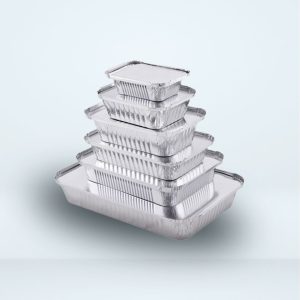 ENVASE ALUMINIO RECTANGULAR C/T