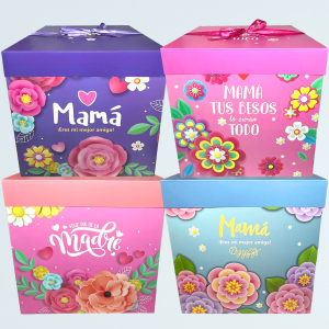 CAJA REGALO 31X31 DÍA DE LA MAMÁ