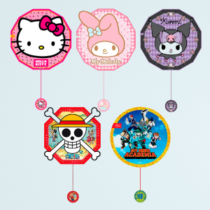 PIÑATA 3D PLEGABLE LICENCIAS (1 U)